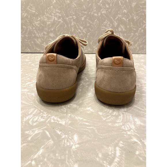 Unstructured by Clarks Tan Suede Leather Loafers, Women's Size 10/EUR 41.5 - Picture 4 of 7